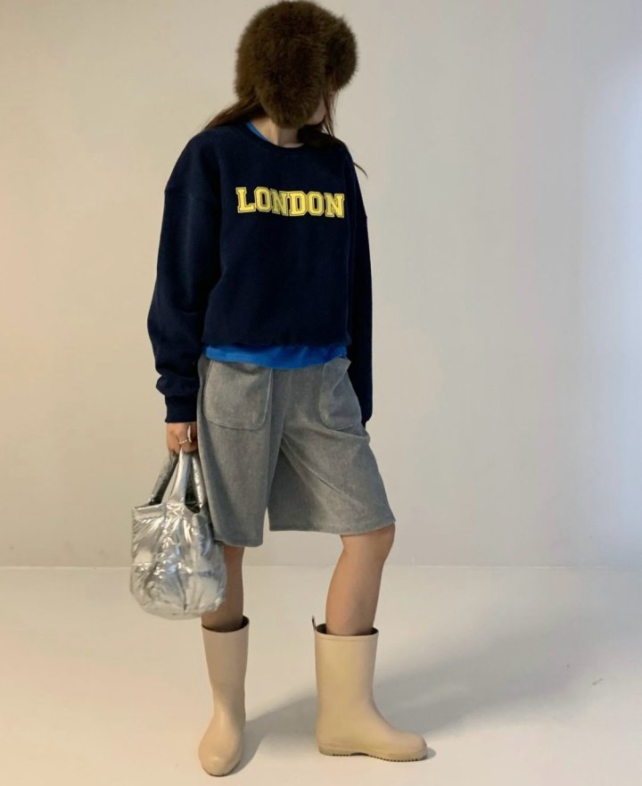 Via - Korean Women Fashion - #shopsmall - London Sweatshirts