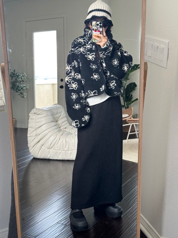 Via - Korean Women Fashion - #womensfashion - Rib Long Skirt - 3