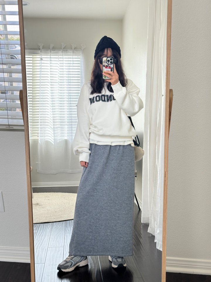 Via - Korean Women Fashion - #womensfashion - Rib Long Skirt - 9