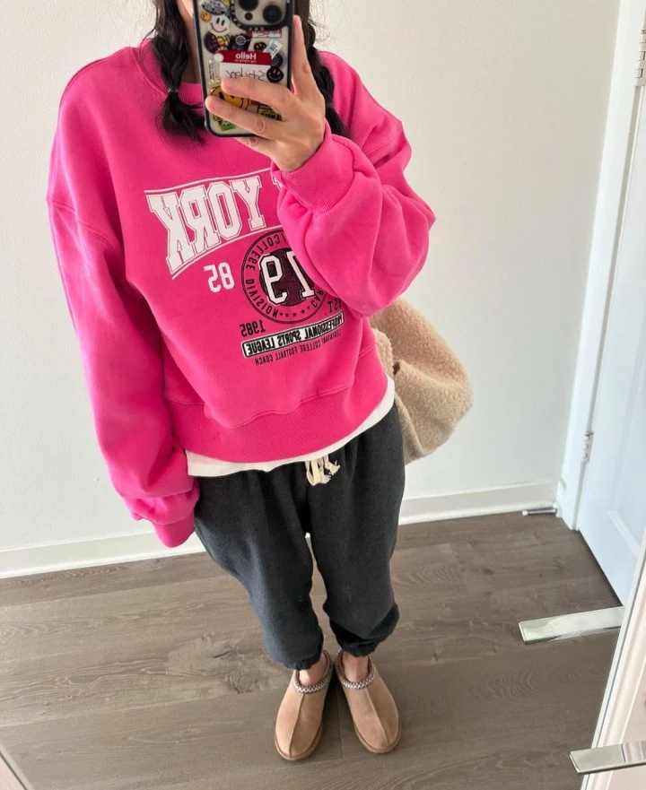 Via - Korean Women Fashion - #womensfashion - Fleece New York Sweatshirts - 11