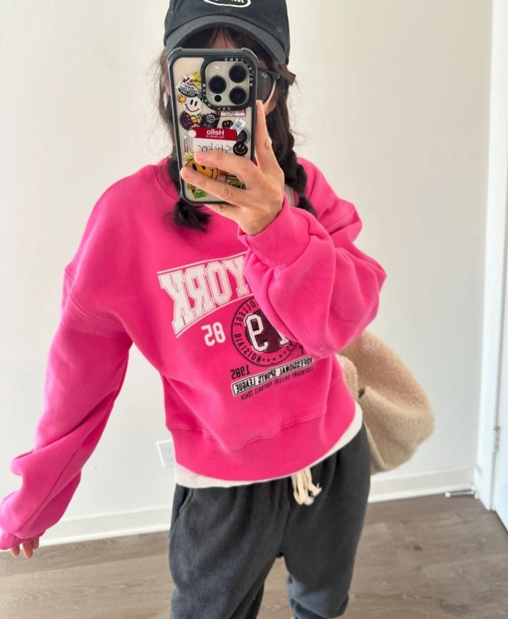 Via - Korean Women Fashion - #womensfashion - Fleece New York Sweatshirts - 7