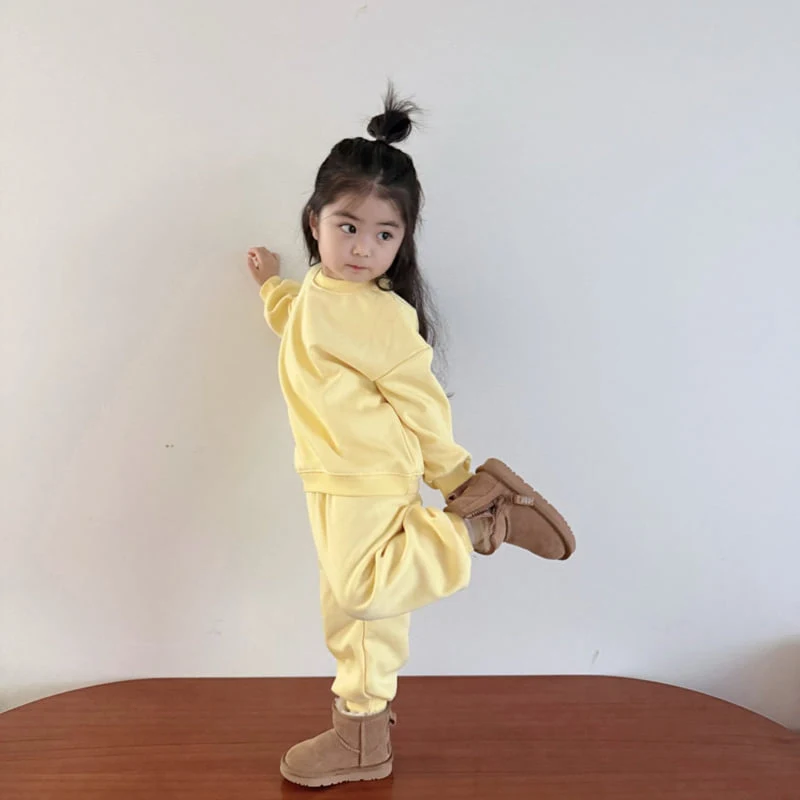 Yellow Factory - Korean Children Fashion - #Kfashion4kids - Best Fleece Top Bottom Set - 8