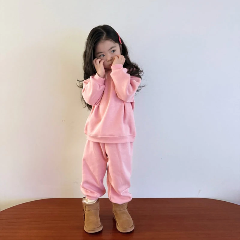 Yellow Factory - Korean Children Fashion - #littlefashionista - Best Fleece Top Bottom Set - 9