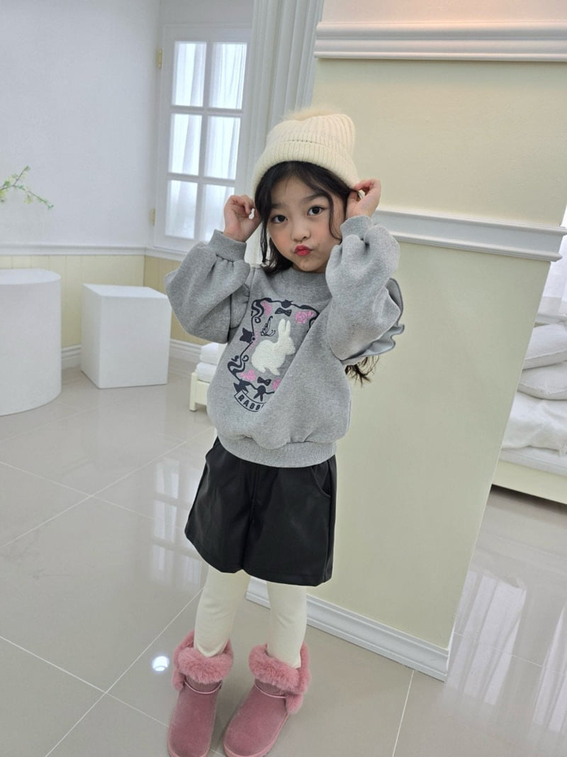 e.ru - Korean Children Fashion - #littlefashionista - Frill Rabbit Tee - 7