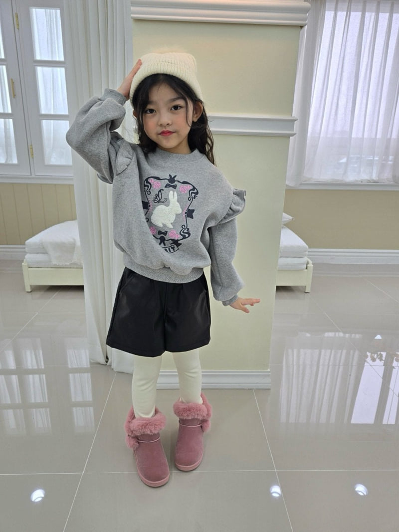 e.ru - Korean Children Fashion - #magicofchildhood - Frill Rabbit Tee - 8