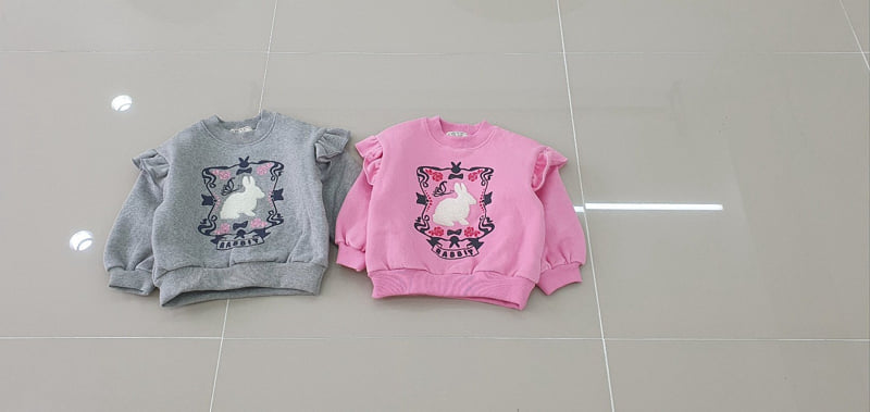 e.ru - Korean Children Fashion - #minifashionista - Frill Rabbit Tee - 9