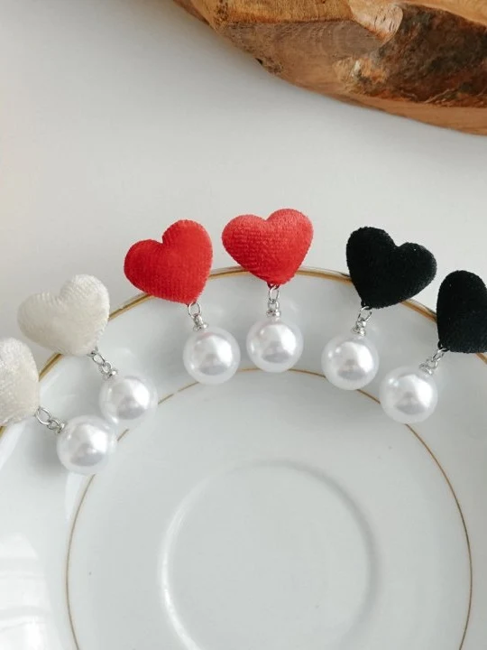 Velvet Heart Earrings