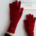 Wool Ribbed Gloves