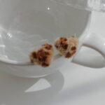 Leopard Heart Earrings