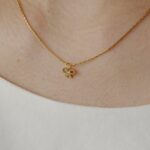 Petite Mini Ribbon One Cubic Necklace