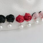 Silky Rose Pearl Earrings