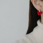 Girls Suede Heart Earrings