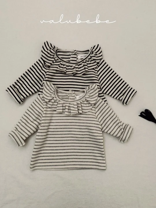 Kids Veronica Stripe Frill Tee