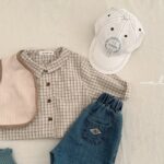 Kids Bunny Check Collar Shirt