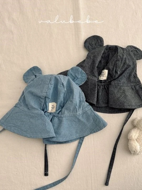 Bebe Denim Bear Bucket Hat 25