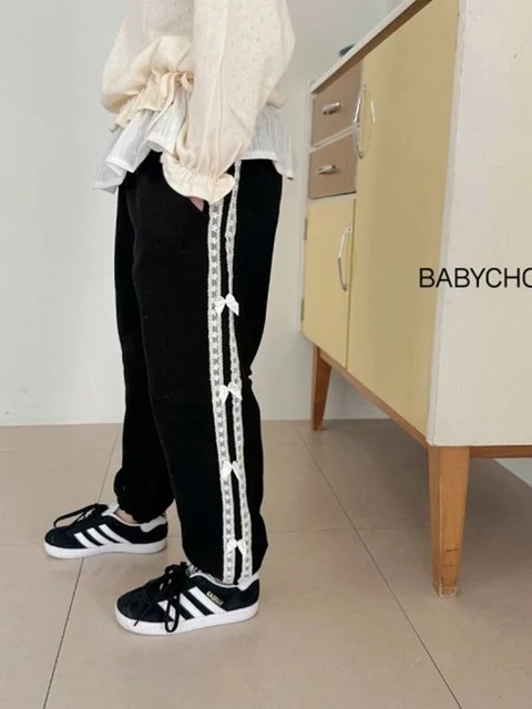 Lace Jogger Pants