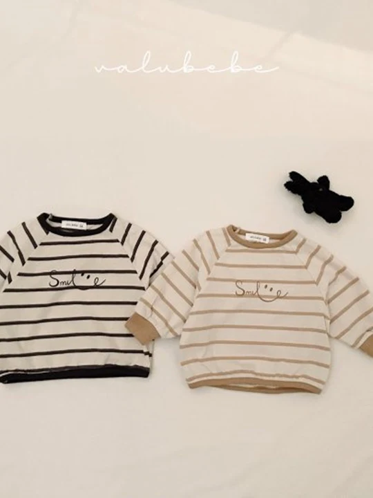 Bebe Smile Stripe Tee