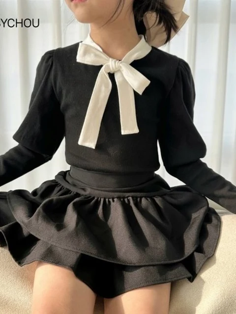 Ribbon Tie Puff Tee