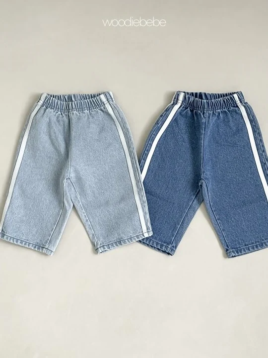 Straight Denim Pants