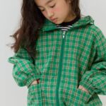 Checked Hooded Jumper