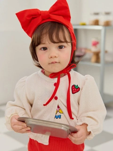 Bebe Strawberry Cardigan