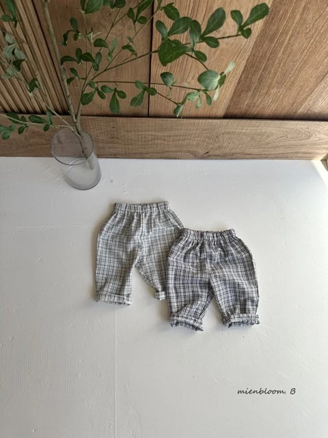 Bebe Checked Daily Pants