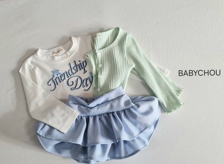 Babychou - Korean Children Fashion - #Kfashion4kids - Friends Tee - 10