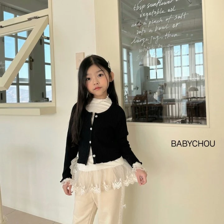 Babychou - Korean Children Fashion - #kidzfashiontrend - Mane Turtleneck Tee - 4