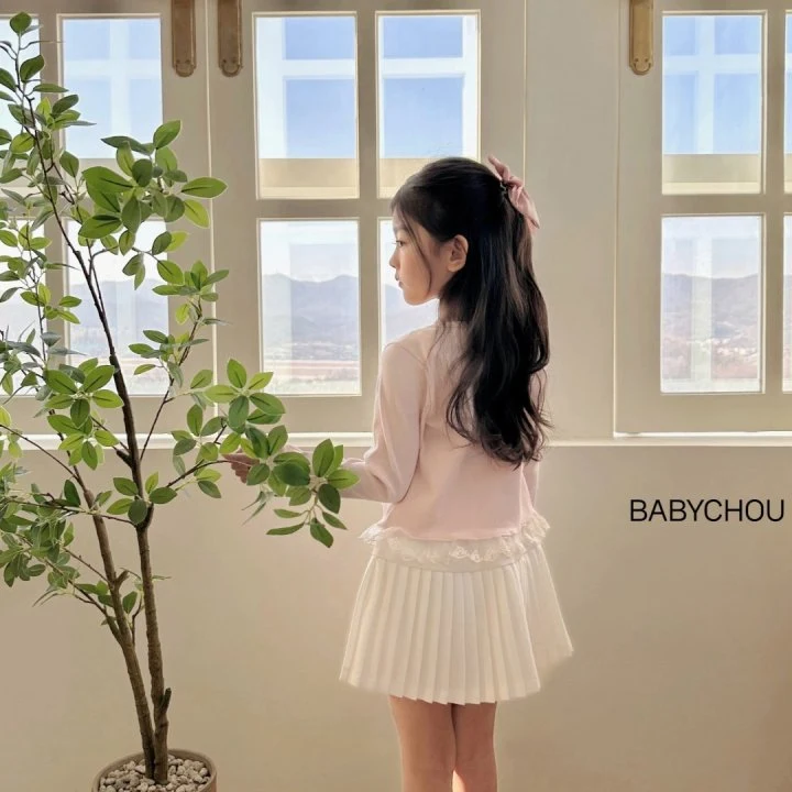 Babychou - Korean Children Fashion - #Kfashion4kids - Ellie Ribbon Skirt - 8