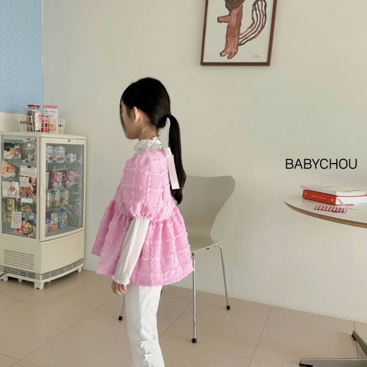 Babychou - Korean Children Fashion - #childofig - Ribbed Ribbon Bootcut Pants - 3