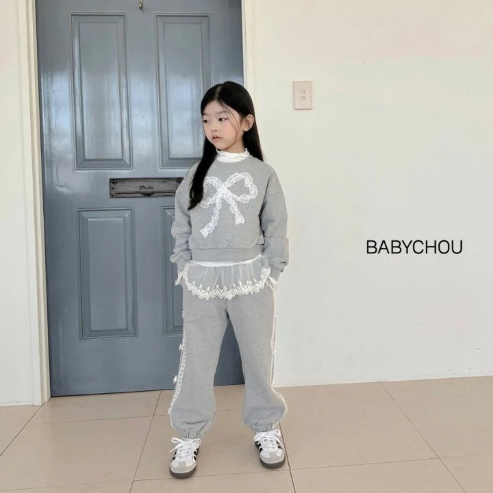 Babychou - Korean Children Fashion - #childofig - Bijou Sweatshirts - 11