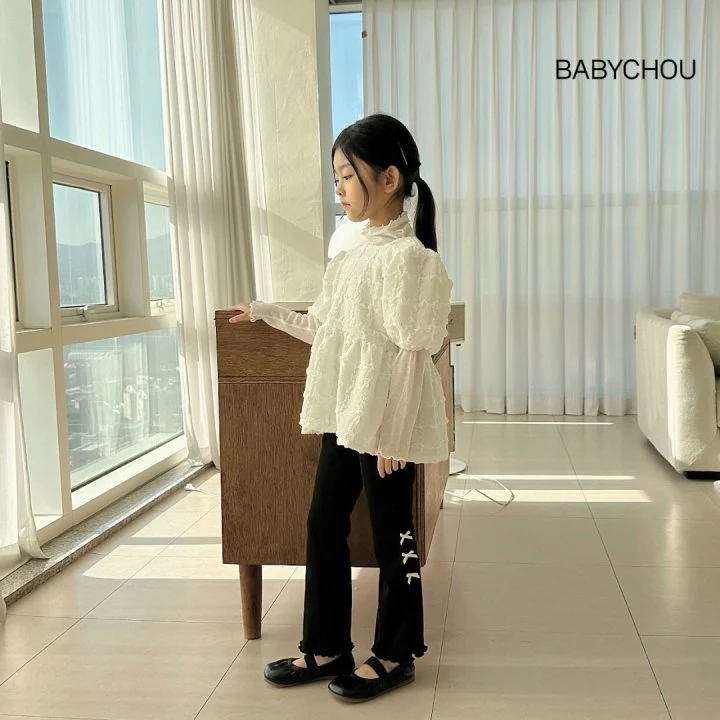 Babychou - Korean Children Fashion - #childofig - Momo Blouse - 4