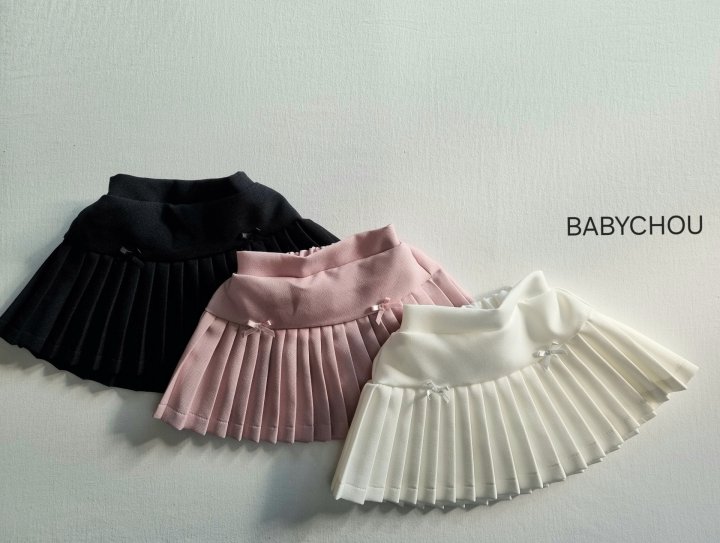 Babychou - Korean Children Fashion - #childrensboutique - Ellie Ribbon Skirt