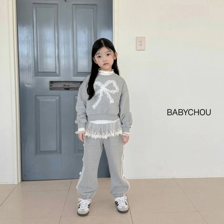 Babychou - Korean Children Fashion - #childrensboutique - Bijou Sweatshirts - 12