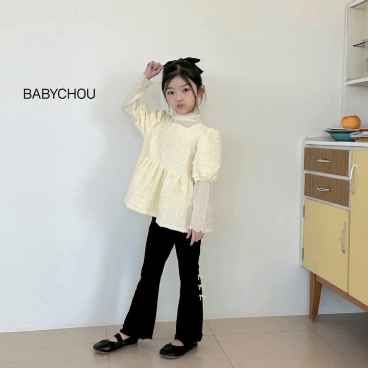 Babychou - Korean Children Fashion - #kidsshorts - Momo Blouse - 8