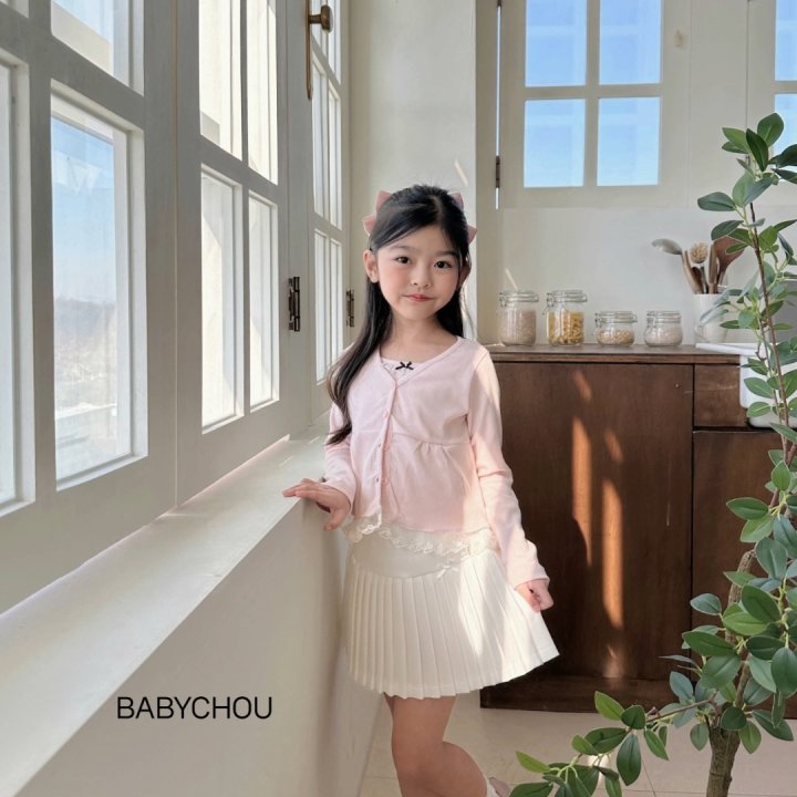 Babychou - Korean Children Fashion - #kidsshorts - Ellie Ribbon Skirt - 5