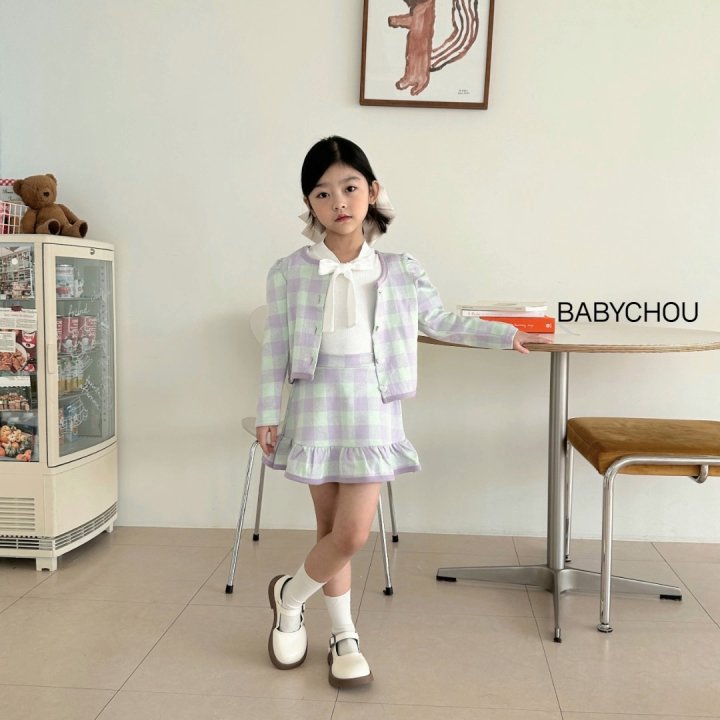 Babychou - Korean Children Fashion - #kidsshorts - Lovely Set - 4