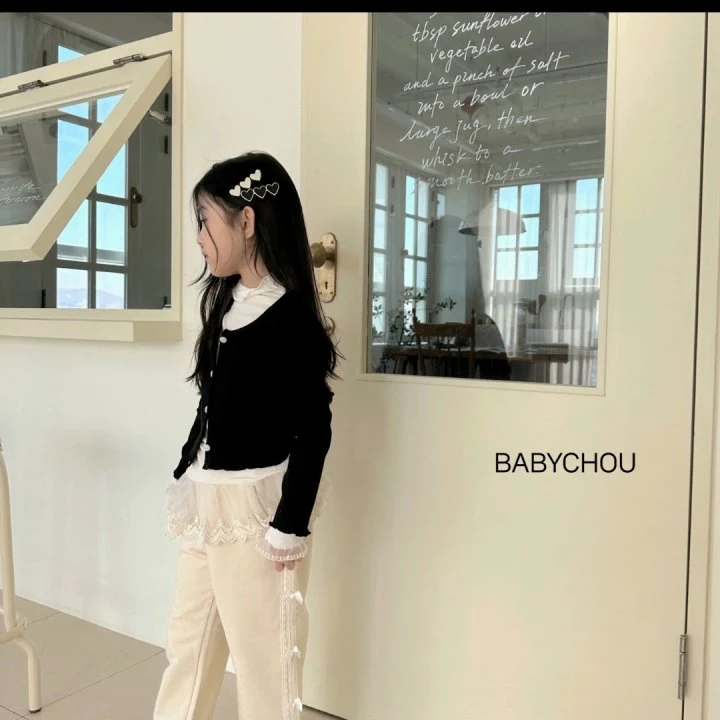 Babychou - Korean Children Fashion - #littlefashionista - Mane Turtleneck Tee - 5