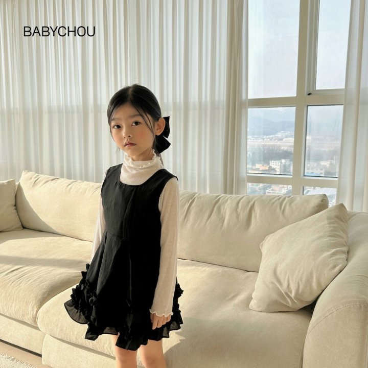 Babychou - Korean Children Fashion - #magicofchildhood - Slim Turtleneck Tee - 2