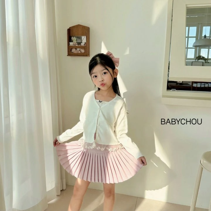 Babychou - Korean Children Fashion - #magicofchildhood - Ellie Ribbon Skirt - 10