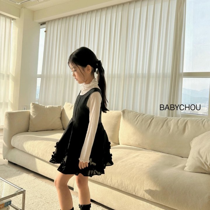 Babychou - Korean Children Fashion - #minifashionista - Slim Turtleneck Tee - 3