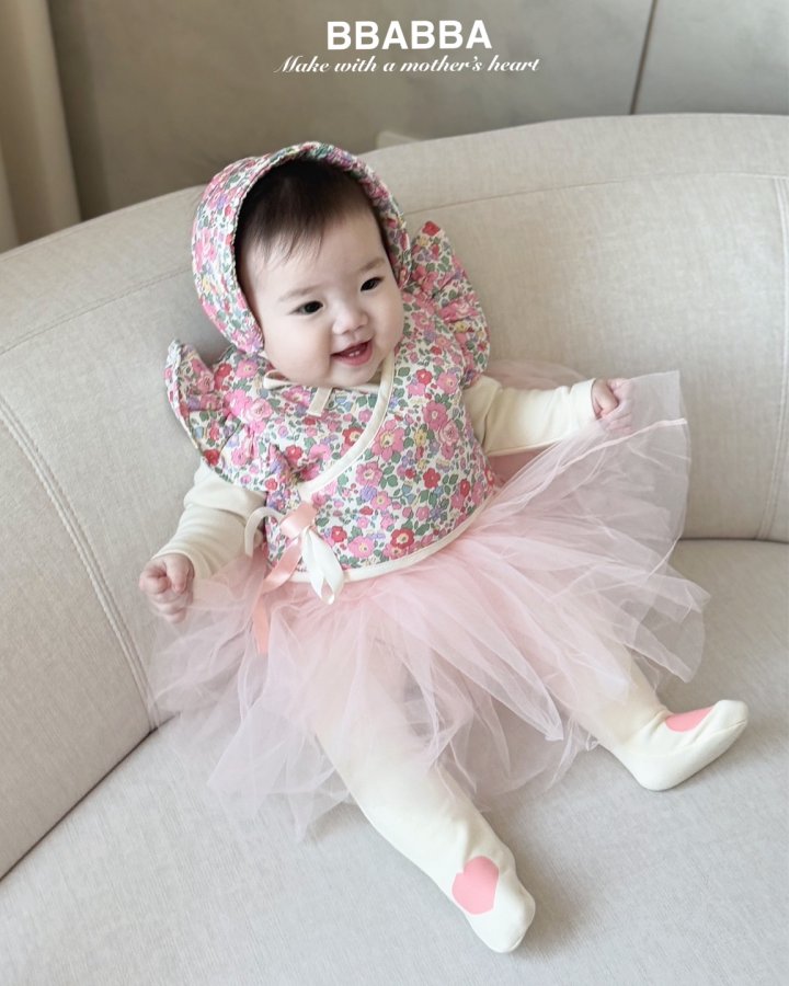 Bbabba - Korean Baby Fashion - #babygirlfashion - Beautiful Girl Hanbok Set (set of 4)