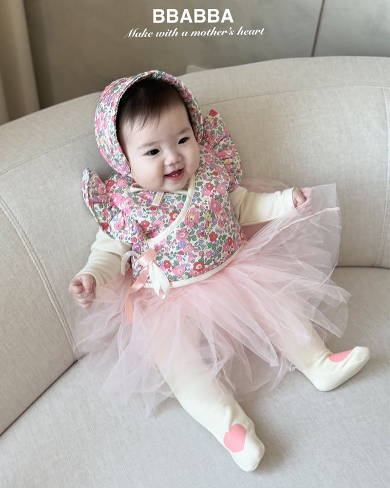 Bbabba - Korean Baby Fashion - #babyoninstagram - Beautiful Girl Hanbok Set (set of 4) - 3