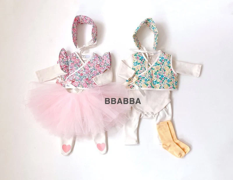 Bbabba - Korean Baby Fashion - #babywear - Beautiful Girl Hanbok Set (set of 4) - 7