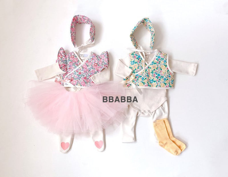 Bbabba - Korean Baby Fashion - #babywear - Beautiful Boy Hanbok Set (set of 3) - 6