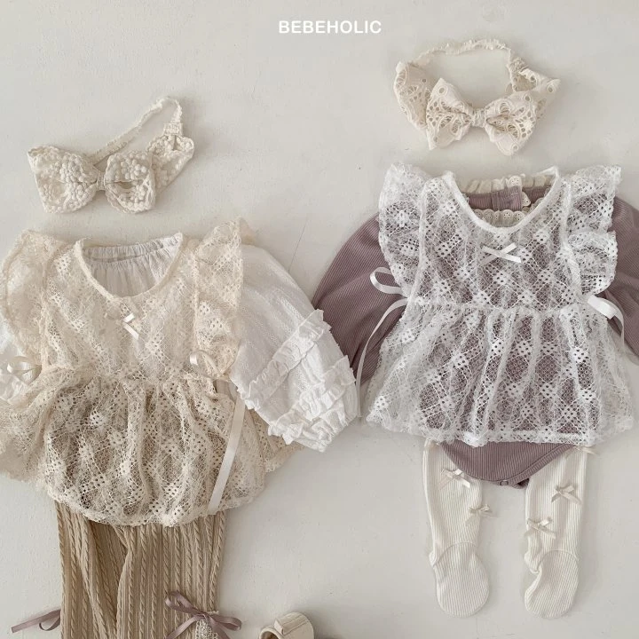 Bebe Holic - Korean Baby Fashion - #babyboutique - Ribbon Dia Layered Bustier