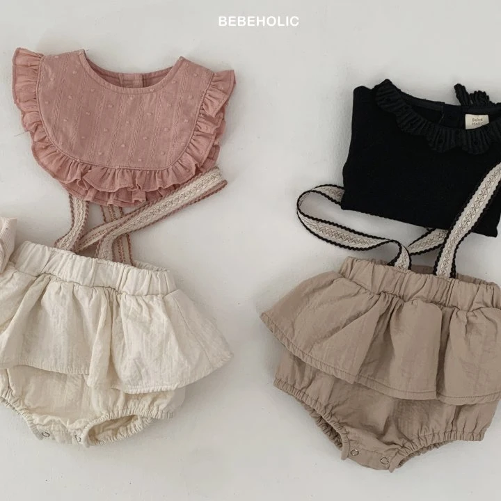 Bebe Holic - Korean Baby Fashion - #babyboutiqueclothing - Juliet Suspenders Bloomers Skirt - 2