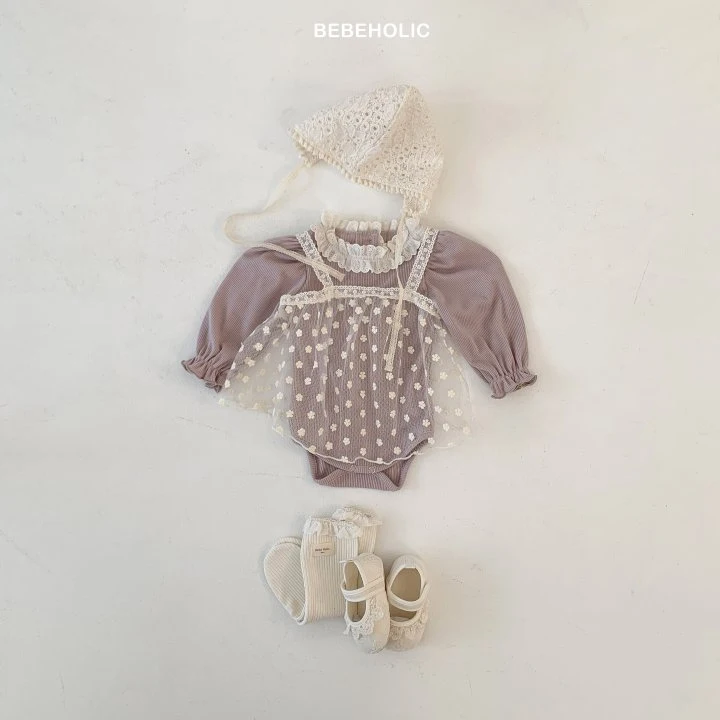 Bebe Holic - Korean Baby Fashion - #babyboutiqueclothing - Soft Lace Suit - 7