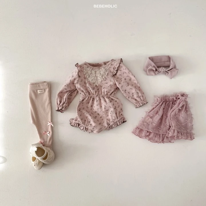 Bebe Holic - Korean Baby Fashion - #babyboutiqueclothing - Pure Frill Suit - 6