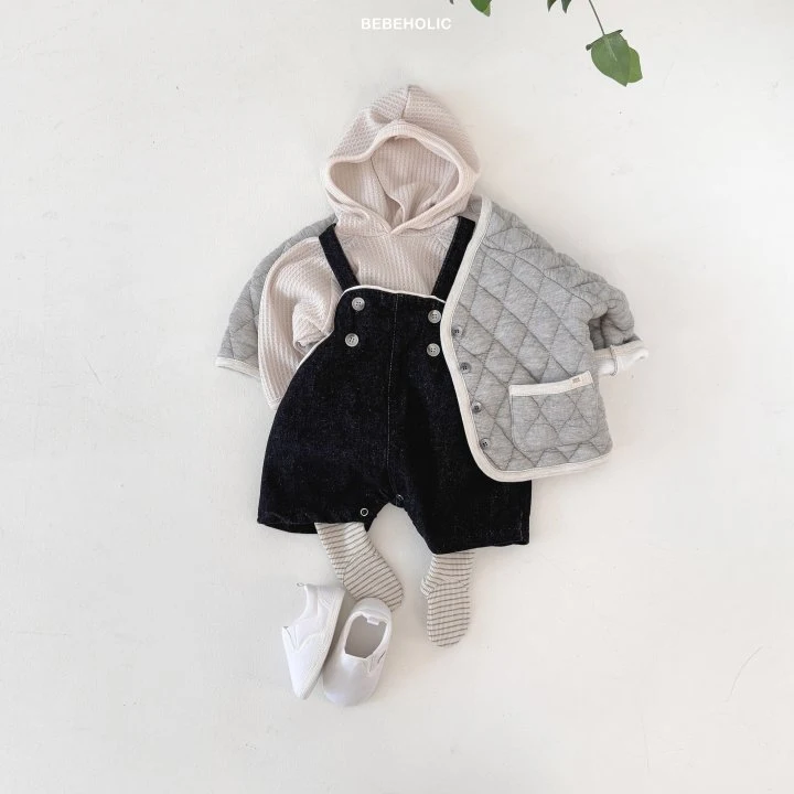 Bebe Holic - Korean Baby Fashion - #babyclothing - River Denim Suspenders - 5